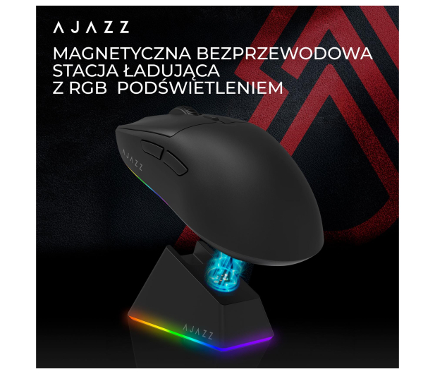 Ajazz AJ139 V2 MC 3311 ze stacją dokującą czarna - 1536392 - zdjęcie 8
